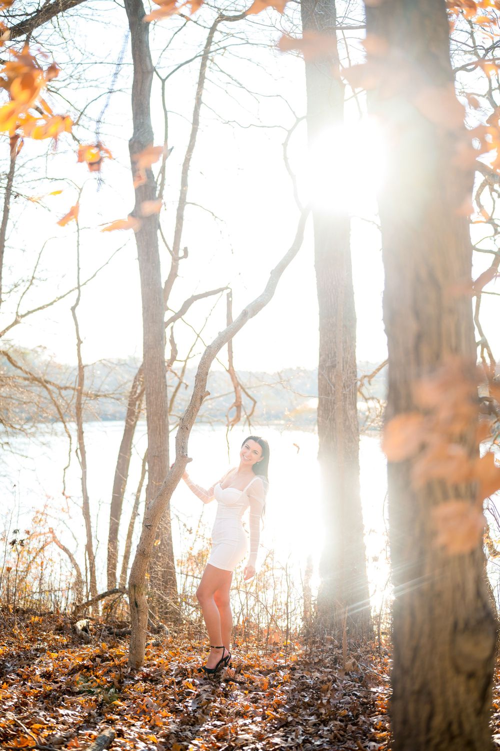 Bride at Planting Fields Arboretum