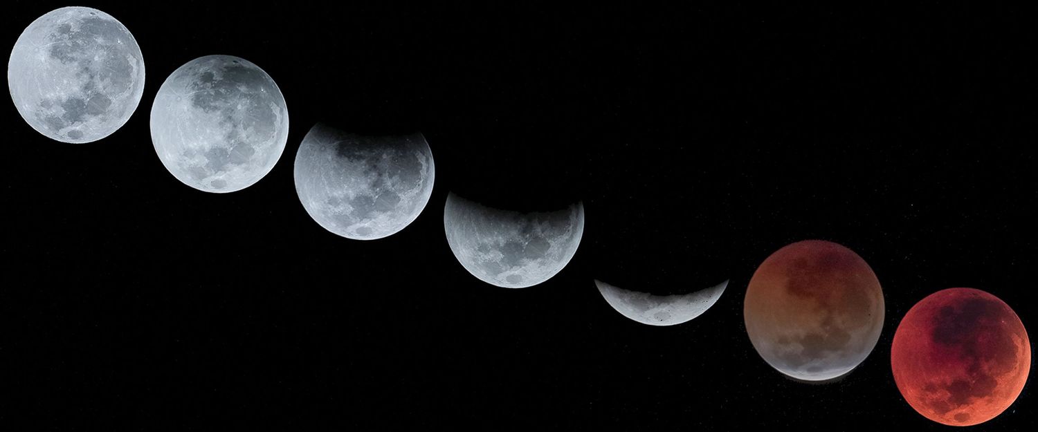 Total lunar eclipse, Canberra area