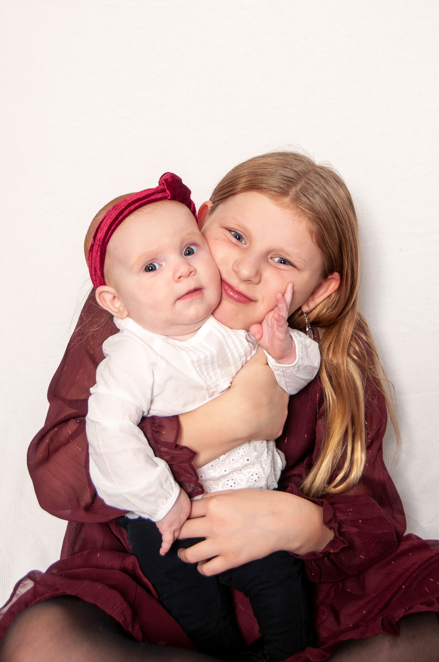 photo of young sisters together