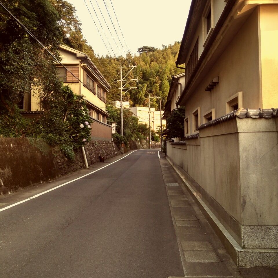 Tight roads and lanes connect the main costal road. There are no footpaths but drivers are careful