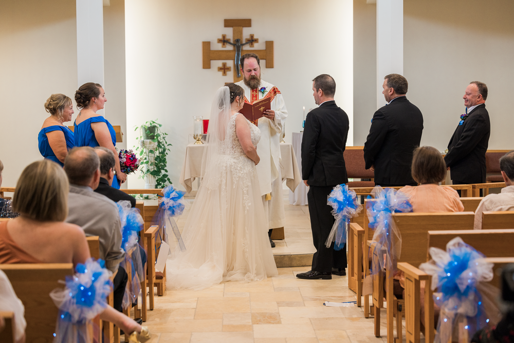 Catholic wedding ceremony