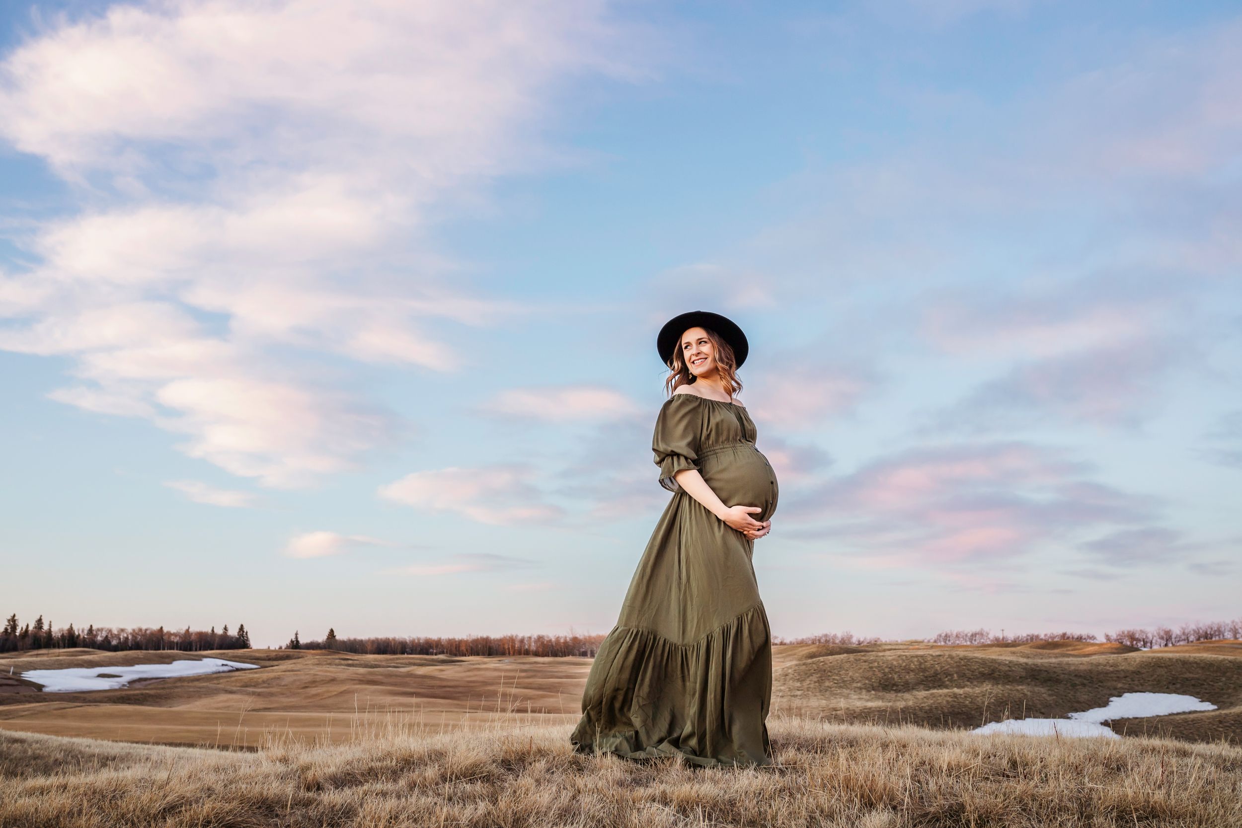 Lacombe Maternity boho photoshoot