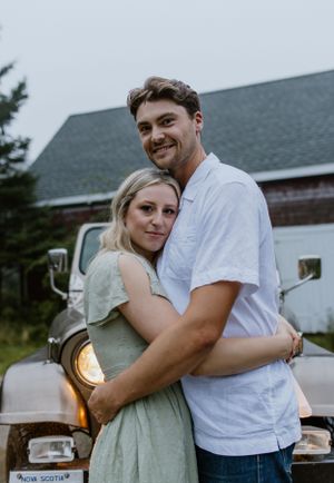 In-home engagement session, Peggy's Cove, Halifax, Nova Scotia Charlotte Buckle Photography