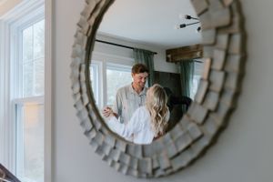 In-home engagement session, Peggy's Cove, Halifax, Nova Scotia Charlotte Buckle Photography