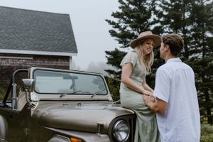 In-home engagement session, Peggy's Cove, Halifax, Nova Scotia Charlotte Buckle Photography