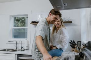 In-home engagement session, Peggy's Cove, Halifax, Nova Scotia Charlotte Buckle Photography