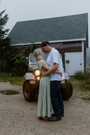 In-home engagement session, Peggy's Cove, Halifax, Nova Scotia Charlotte Buckle Photography