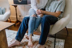 In-home engagement session, Peggy's Cove, Halifax, Nova Scotia Charlotte Buckle Photography