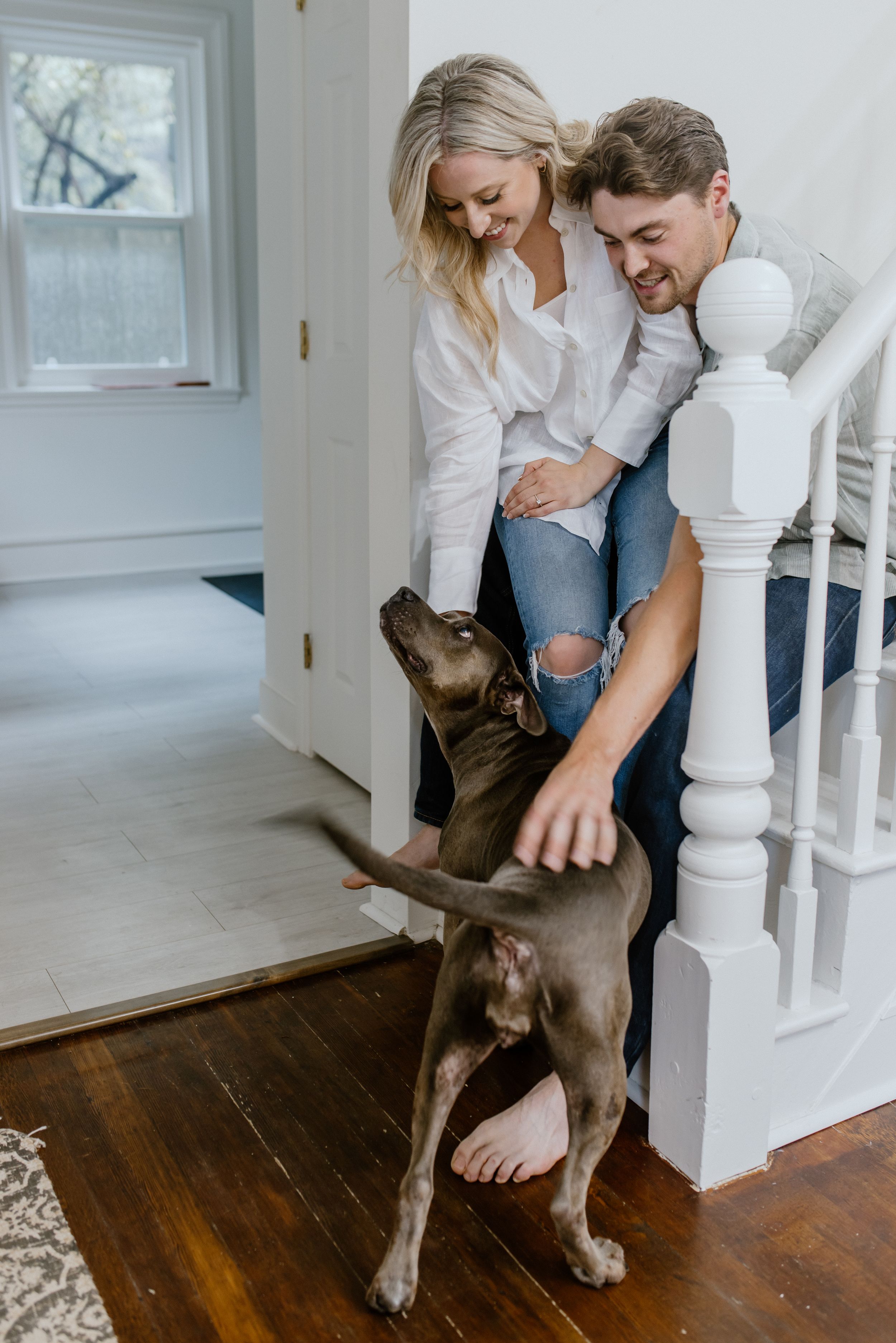 In-home engagement session, Peggy's Cove, Halifax, Nova Scotia Charlotte Buckle Photography