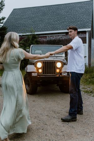 In-home engagement session, Peggy's Cove, Halifax, Nova Scotia Charlotte Buckle Photography