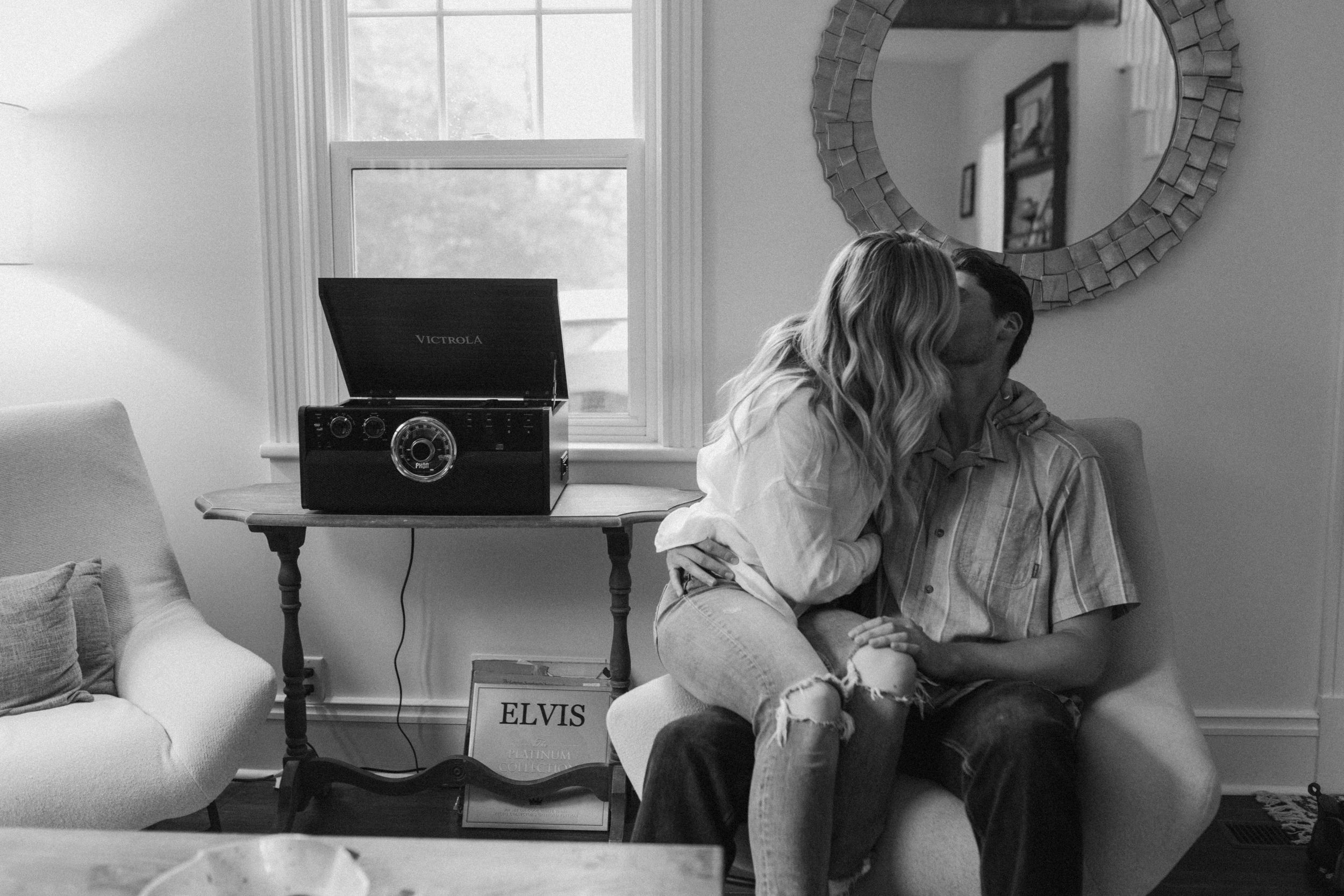 In-home engagement session, Peggy's Cove, Halifax, Nova Scotia Charlotte Buckle Photography