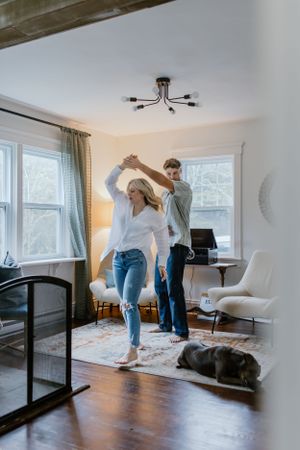 In-home engagement session, Peggy's Cove, Halifax, Nova Scotia Charlotte Buckle Photography