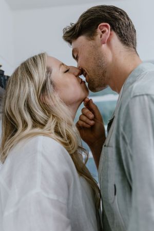 In-home engagement session, Peggy's Cove, Halifax, Nova Scotia Charlotte Buckle Photography