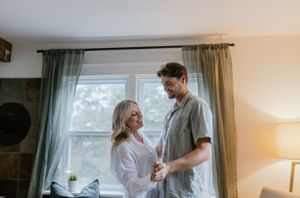 In-home engagement session, Peggy's Cove, Halifax, Nova Scotia Charlotte Buckle Photography