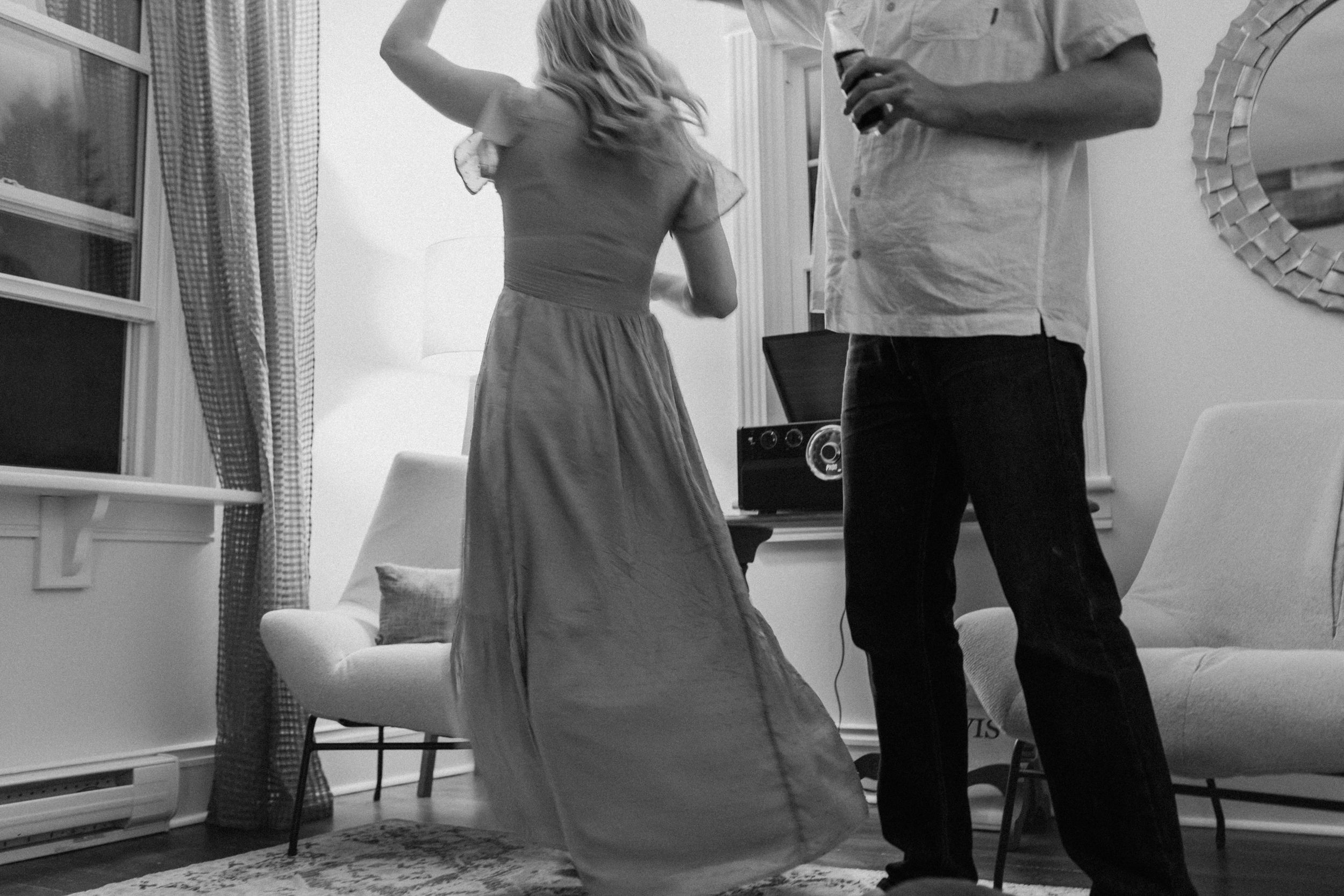 In-home engagement session, Peggy's Cove, Halifax, Nova Scotia Charlotte Buckle Photography