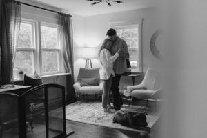In-home engagement session, Peggy's Cove, Halifax, Nova Scotia Charlotte Buckle Photography