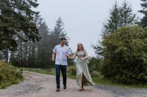 In-home engagement session, Peggy's Cove, Halifax, Nova Scotia Charlotte Buckle Photography