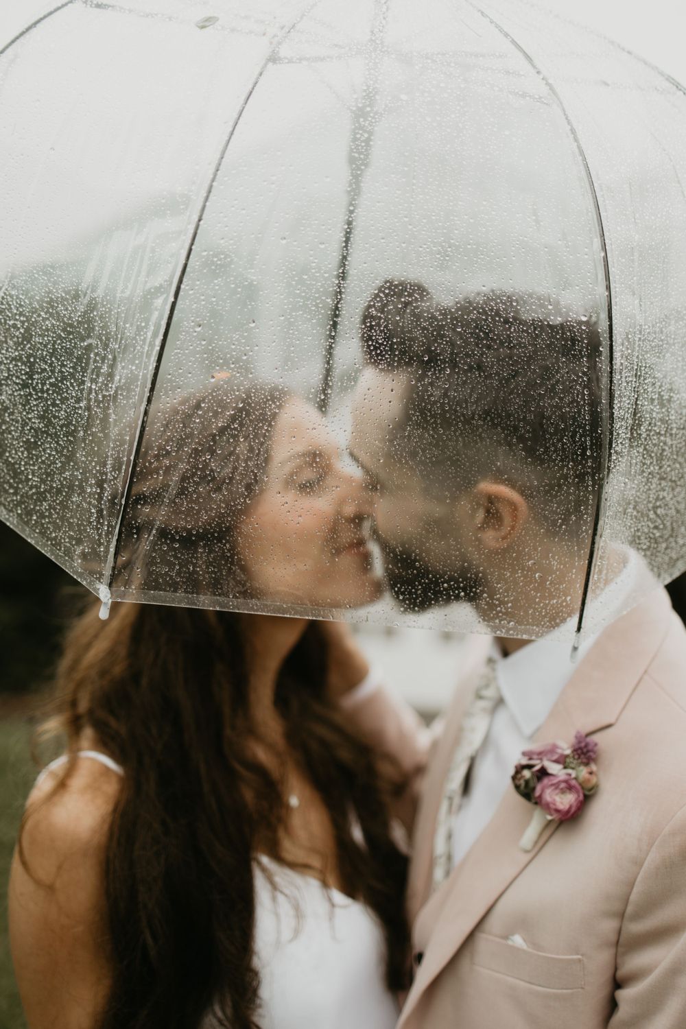 couple on their wedding day