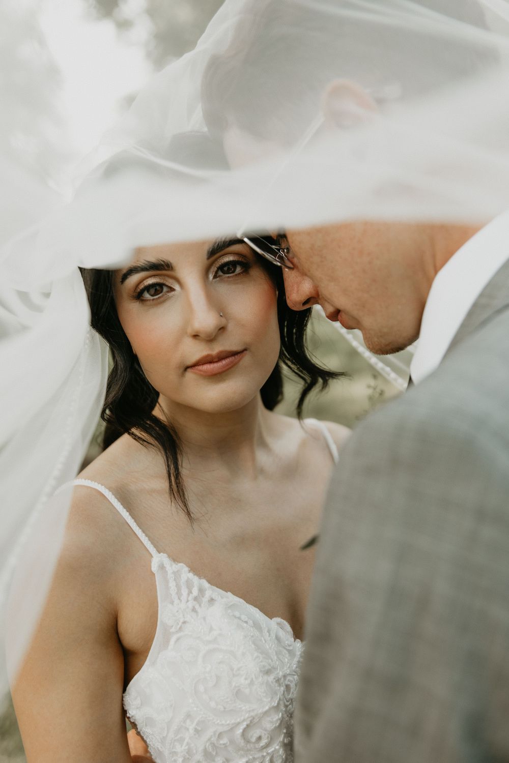 couple on their wedding day