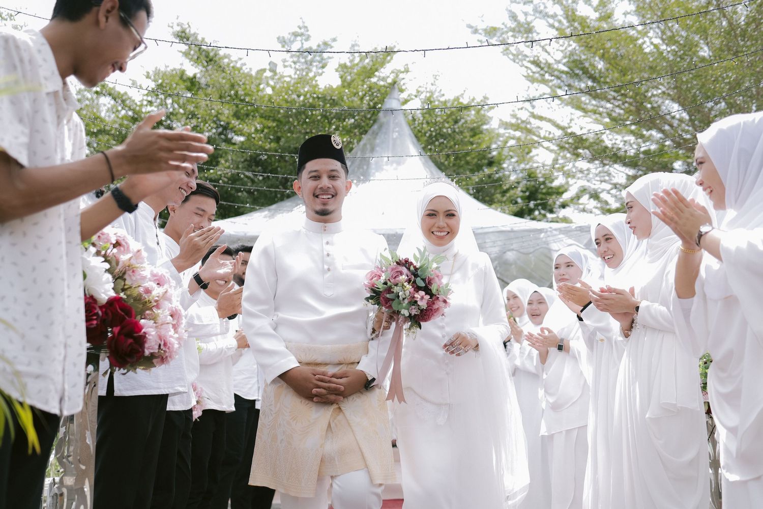 half body shot wedding
