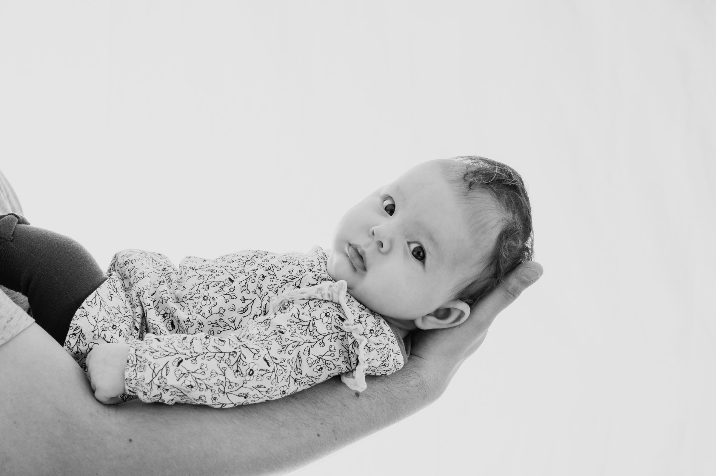 Baby tijdens newbornshoot