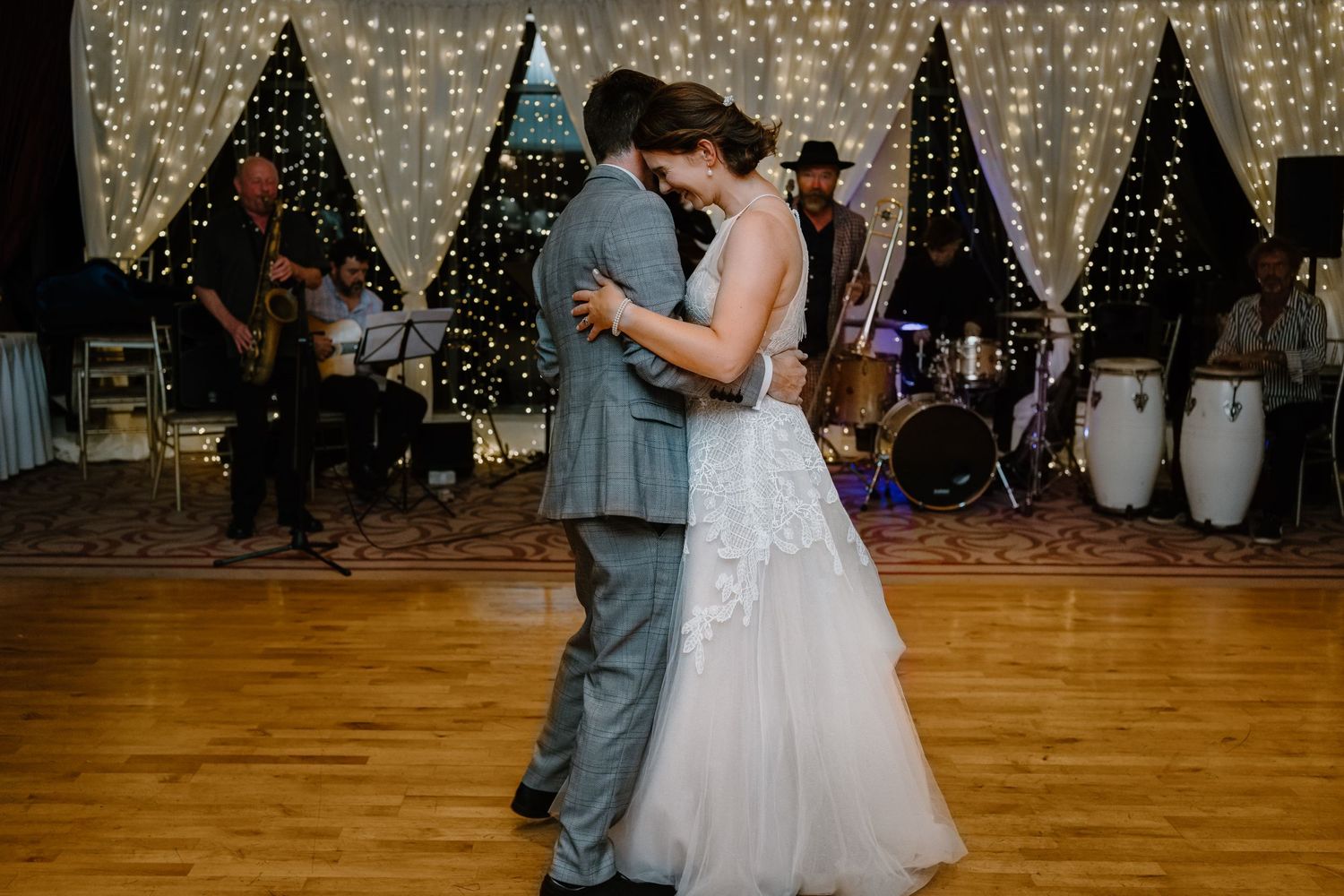 bride and groom's first dance