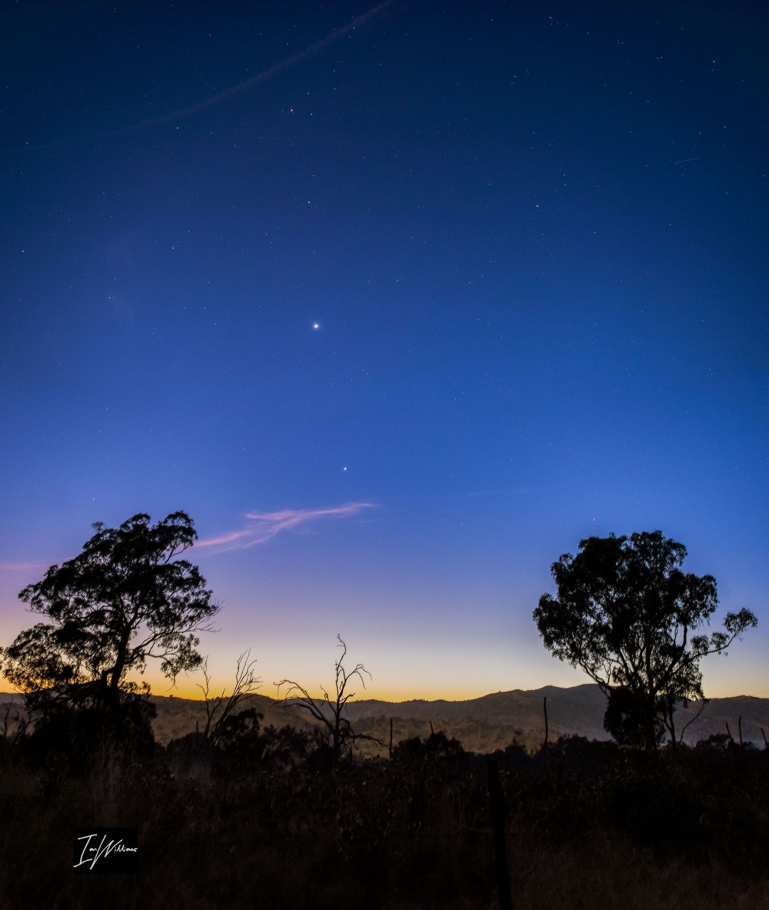 4 planet alignment, Canberra area