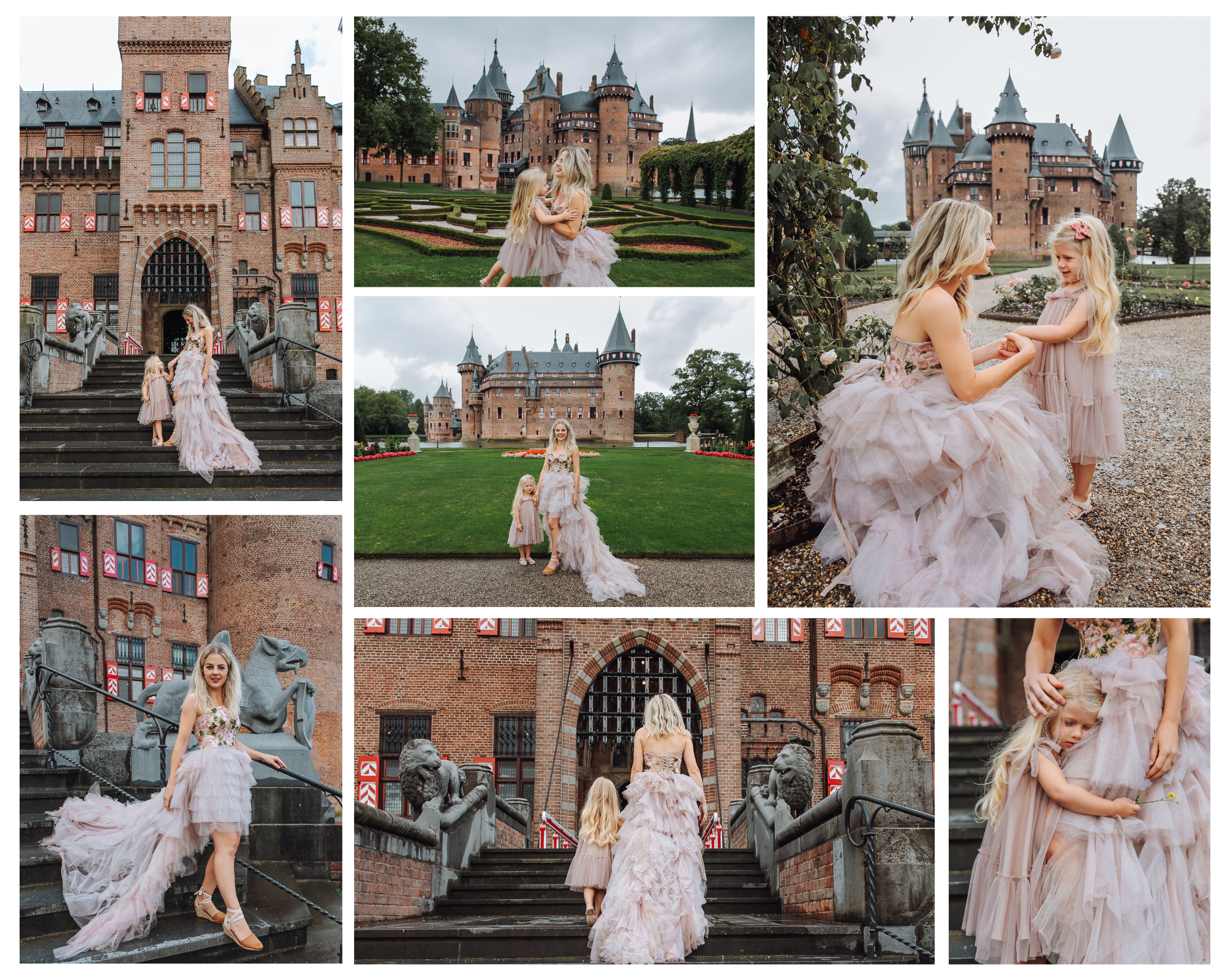 Mommy and Me photoshoot with Bloomingtale dresses, elegant lifestyle portraits for mothers and daughters in utrecht