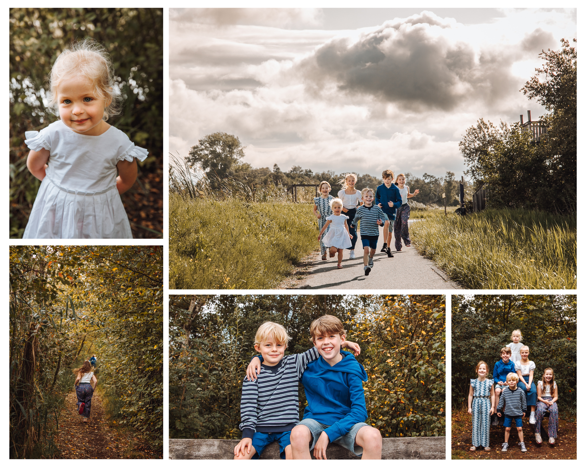 Kinderfotoshoot in Eindhoven, Nederland, plezierige en natuurlijke foto’s van kinderen