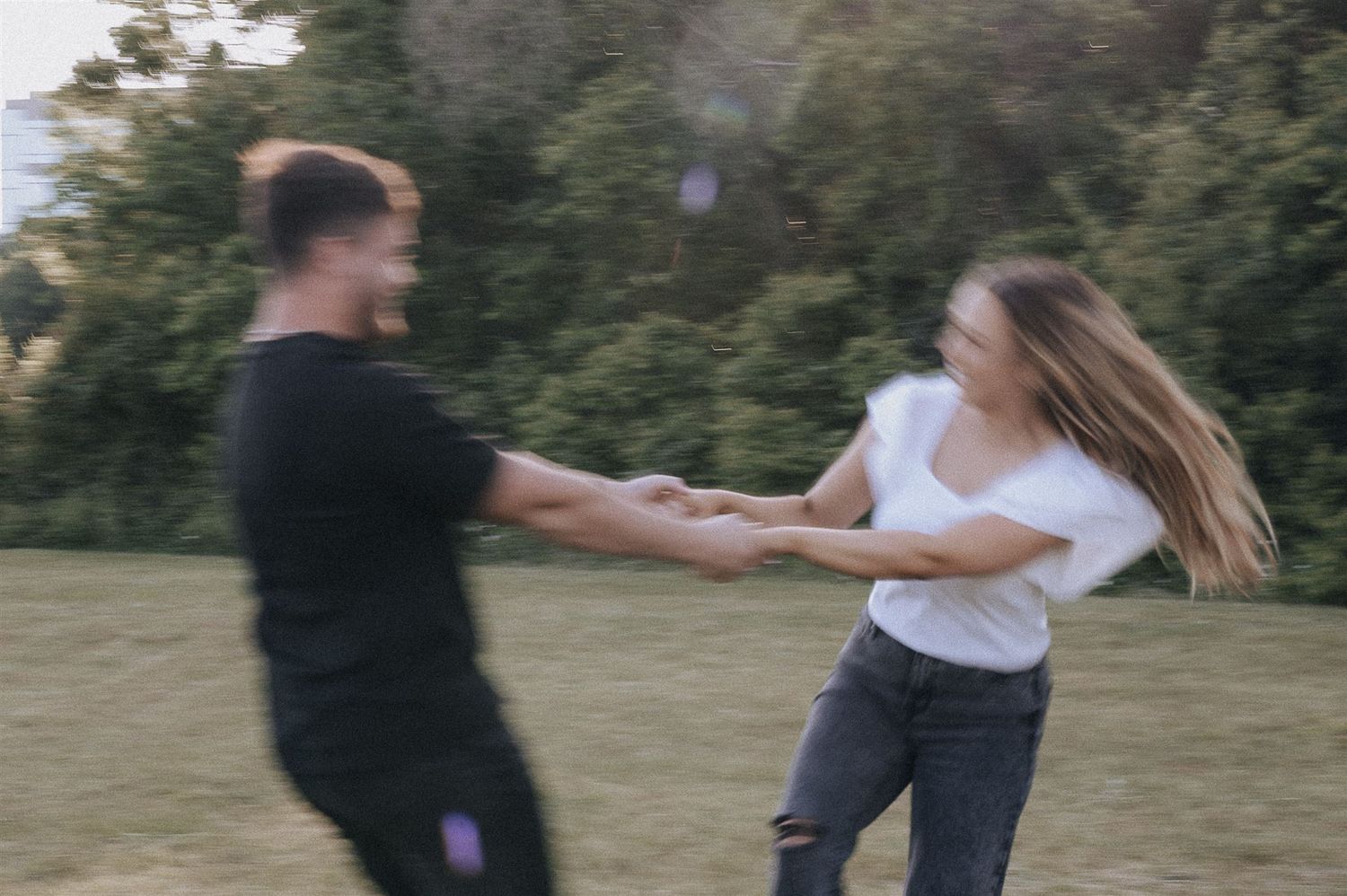 engagement photography session in The Woodlands, Tx