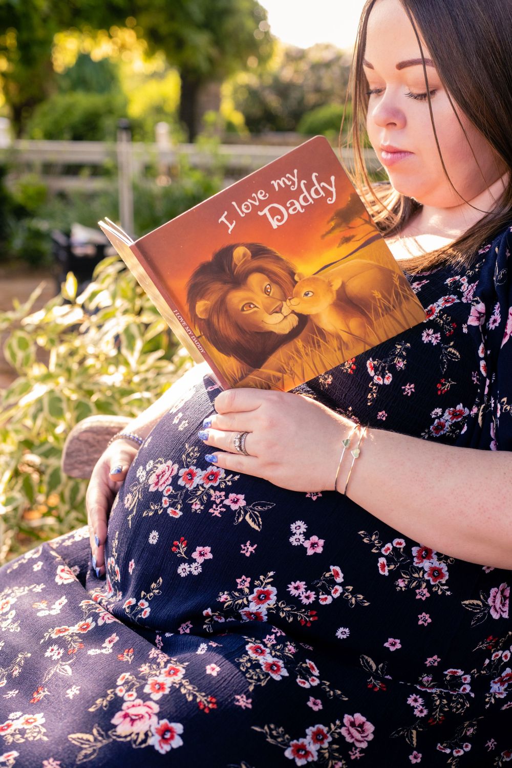 reading, loving, baby