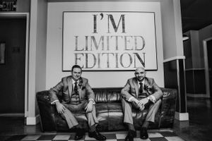Bride and groom black and white portraits – capturing real moments and natural expressions.