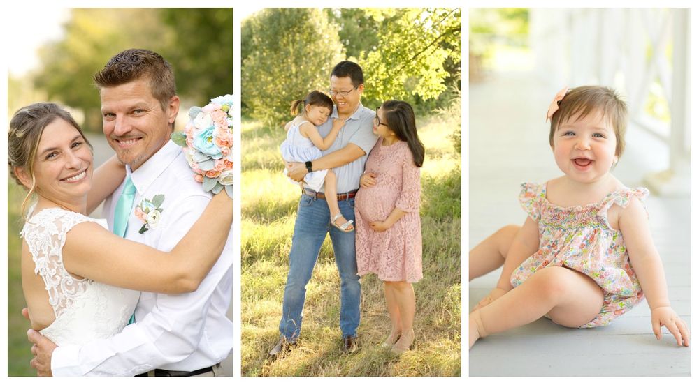 Natural Light Wedding, Family, and Kid Portraits from Bartlesville Photographer Kristi Bray Photography