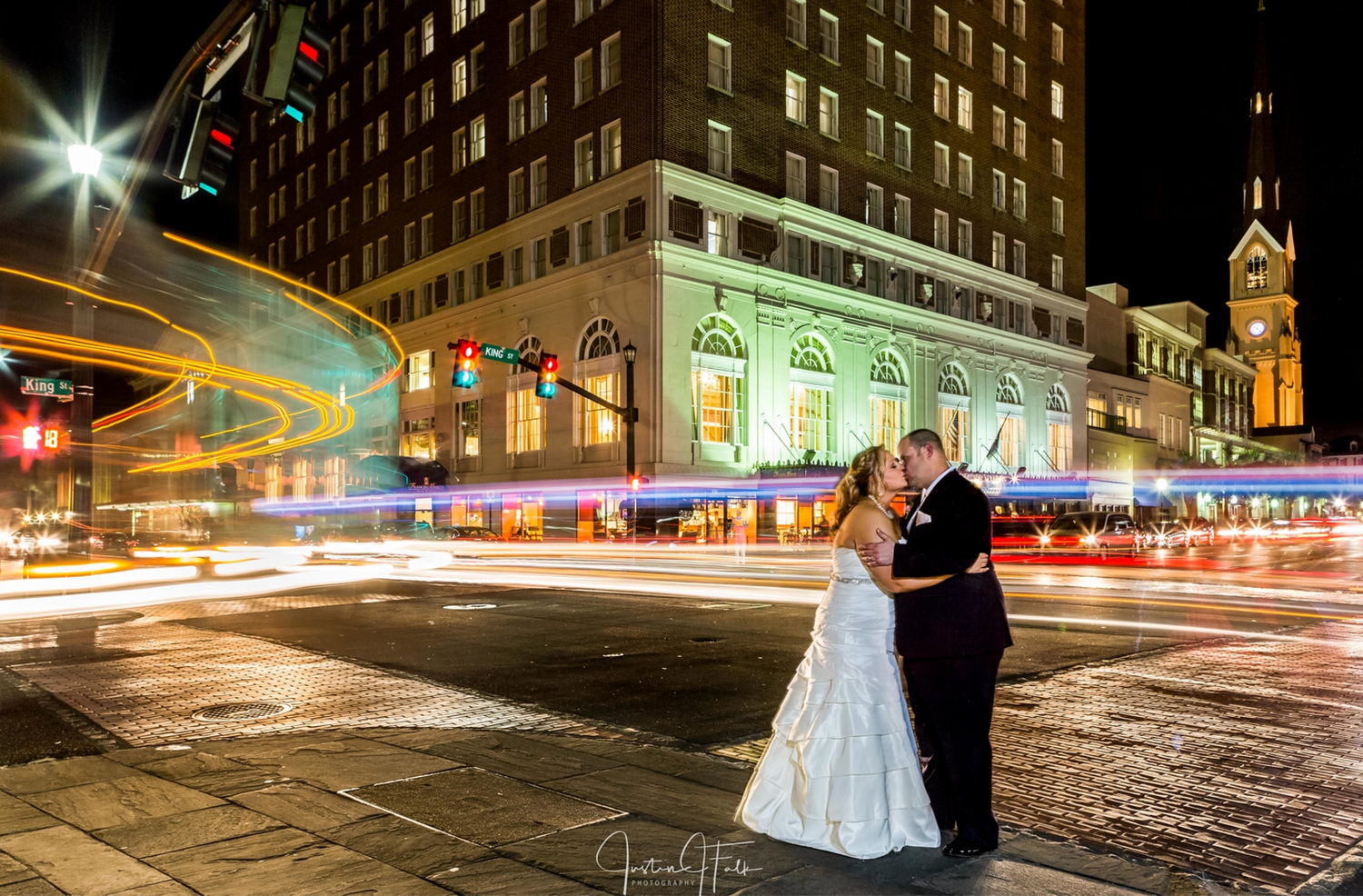 Kisses at King Street & Calhoun Street, Francis Marion Hotel, Marion Square