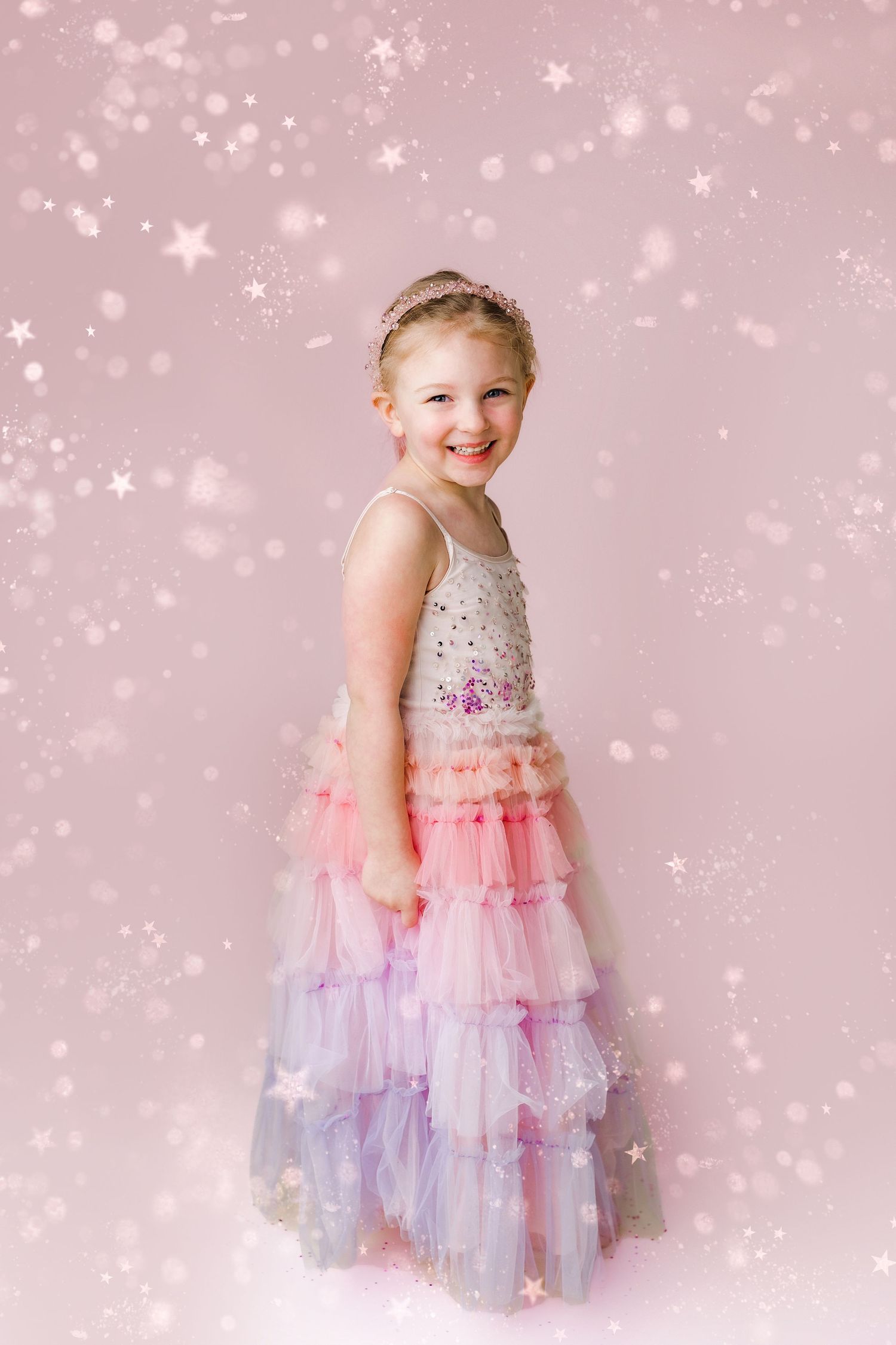 glitter photo shoot