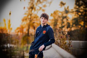 Senior portrait session teenage boy