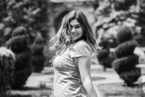 Have some fun during photo sessions! This girl enjoys spinning and smiling. A perfectly timed moment