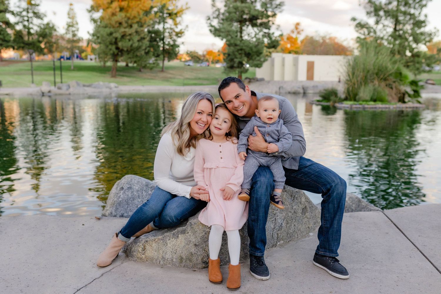 family picture lake wardrobe pastels alta loma