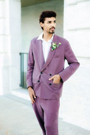 hate purple suits