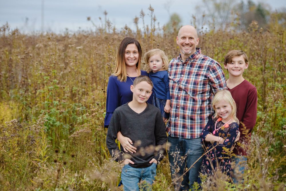 Fall family session at Springield Bog in Akron