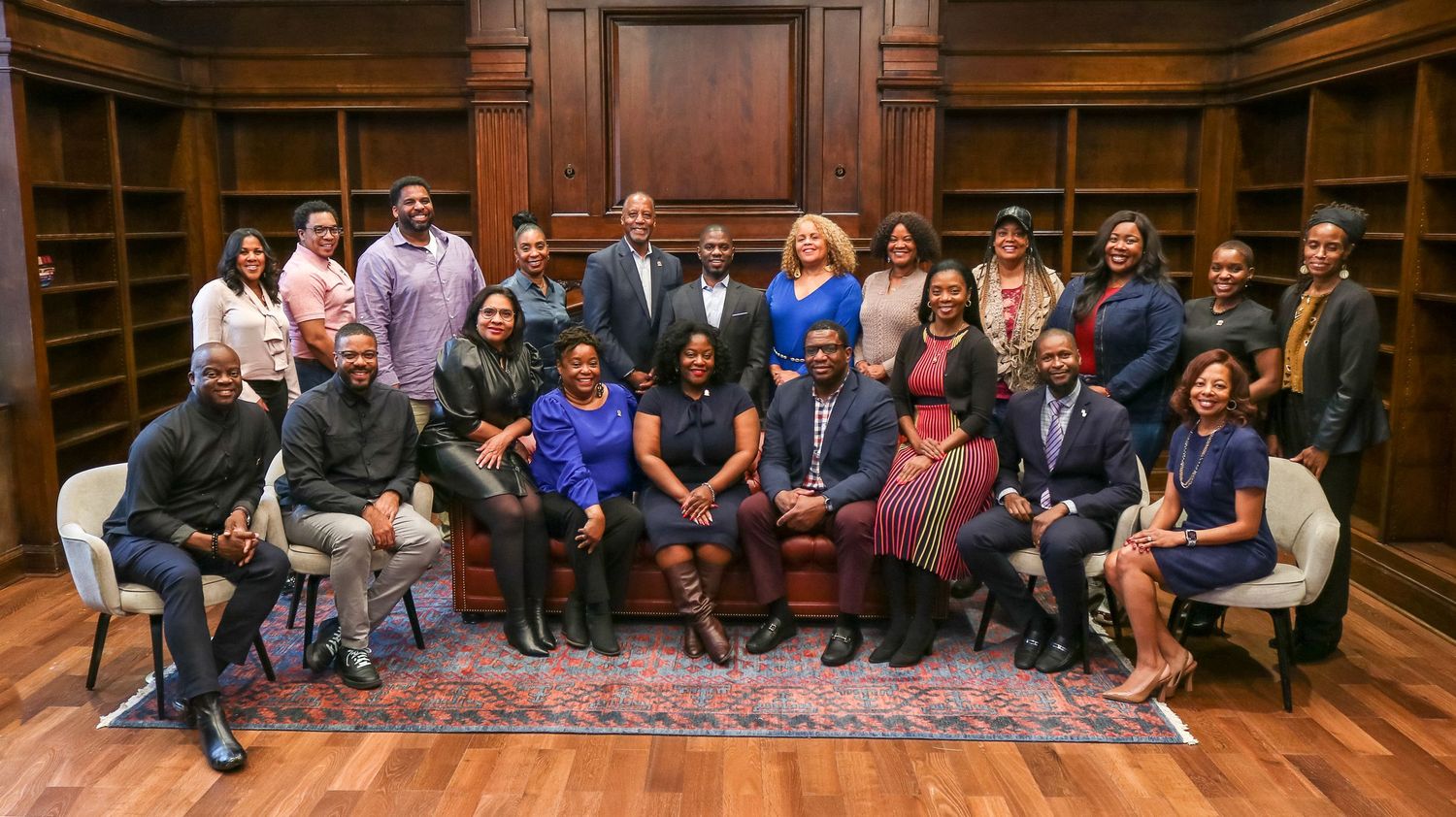Group photography for Howard University Alumni Association provided by Sojournals Brand Creative