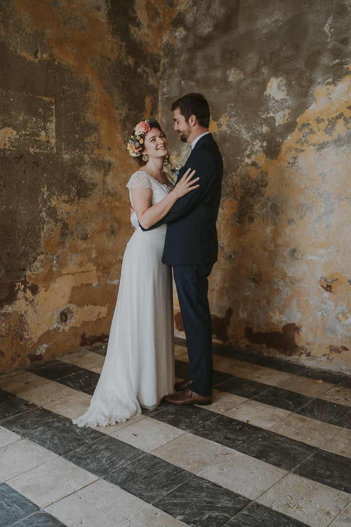 photo de mariage d'un couple