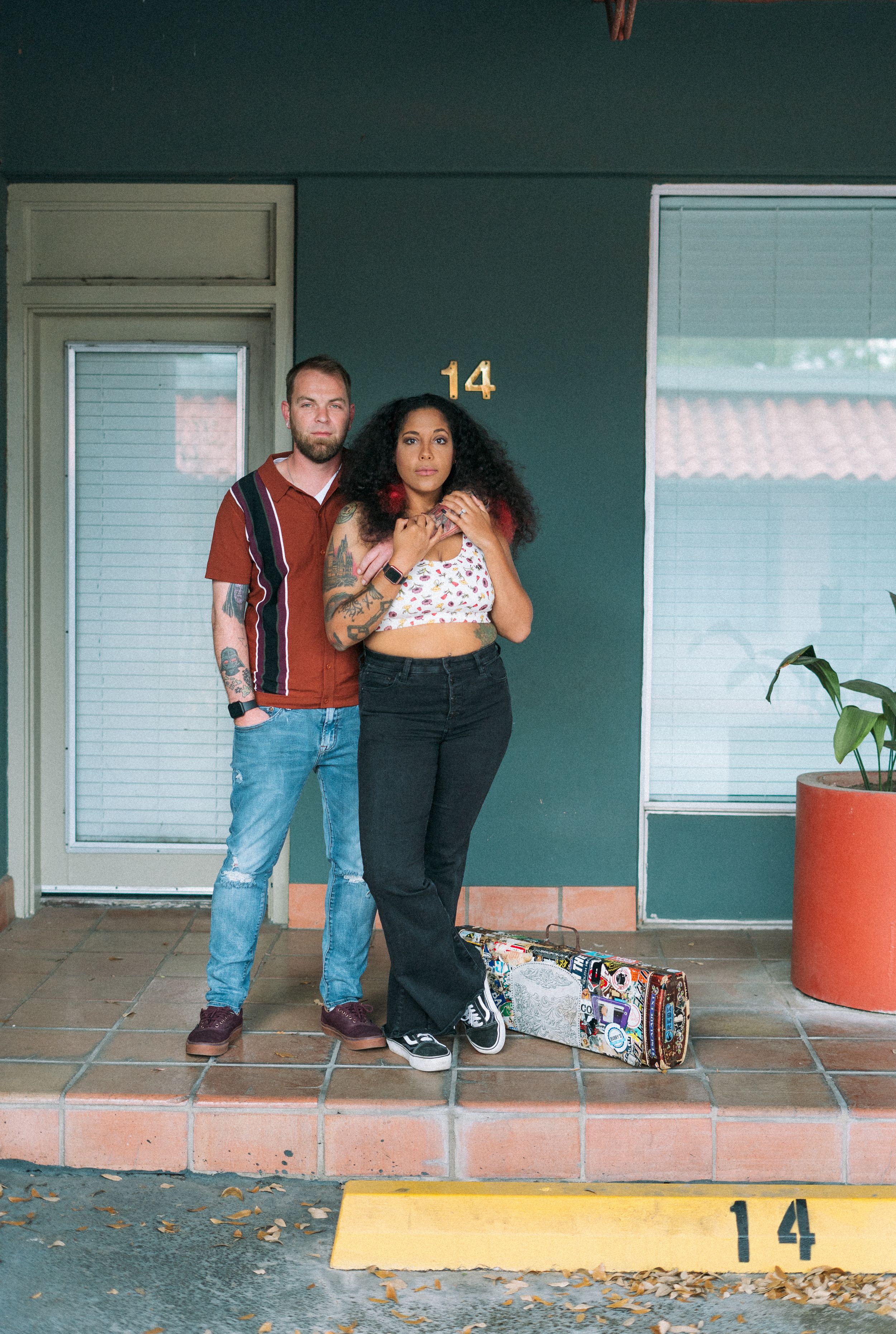 70s style couple