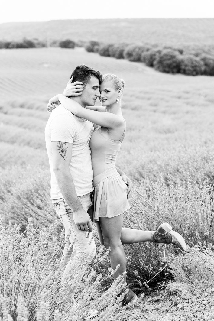 Pareja en blanco y negro
