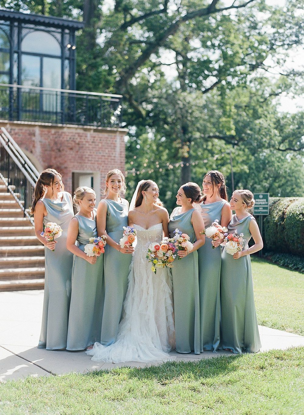 sage green bridesmaids