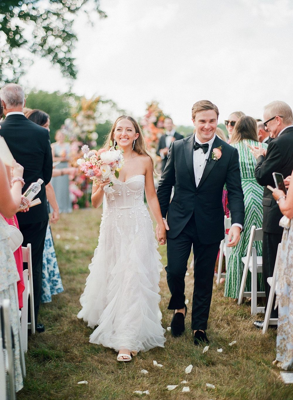 wedding ceremony photos on film by Audra Wrisley