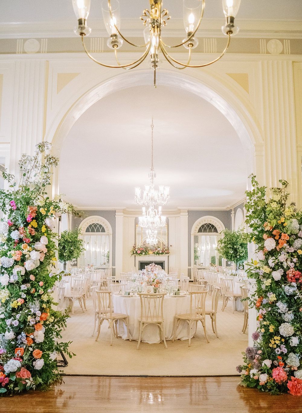 Baltimore Country Club wedding reception detail photos