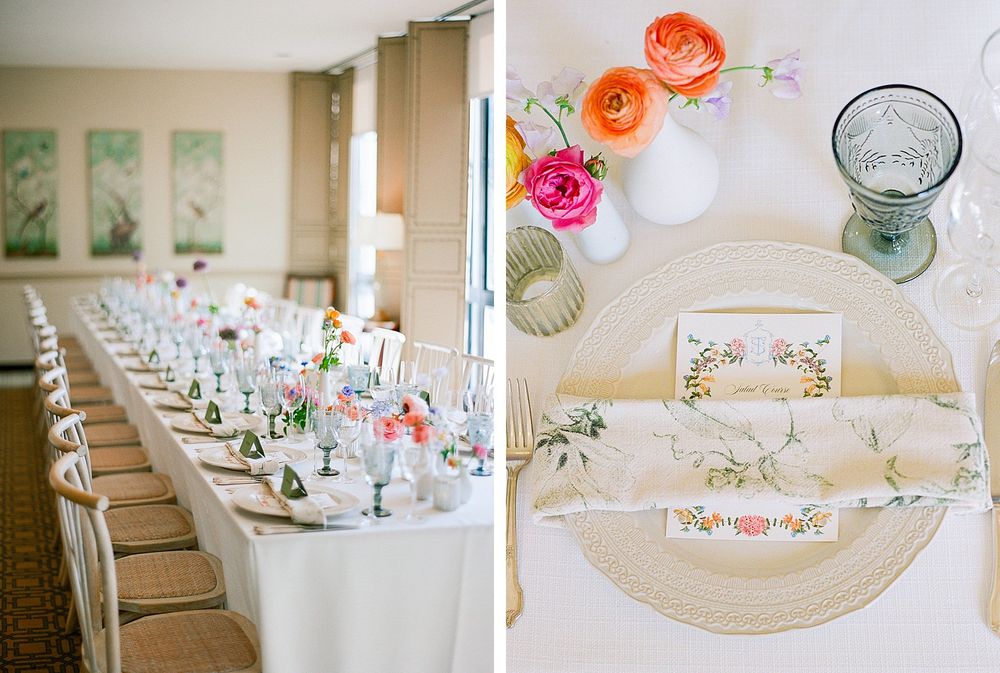 Baltimore Country Club wedding reception detail photos