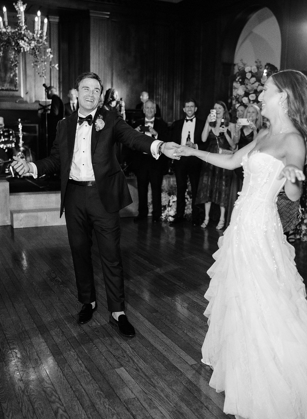 modern wedding reception photos by Audra Wrisley
