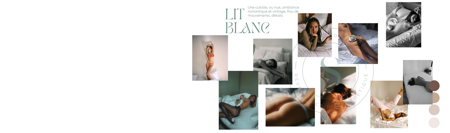 Modern minimalist photography collection showing artistic poses in neutral tones.